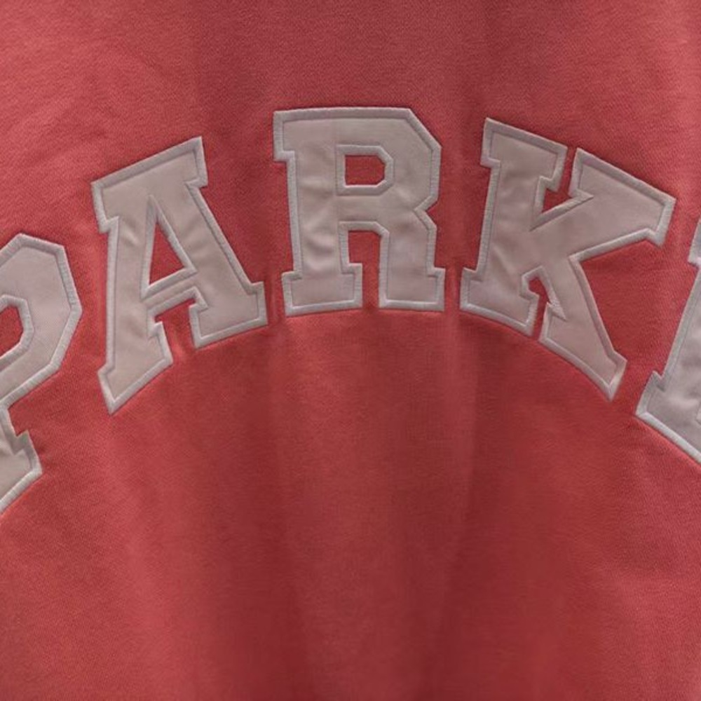 Parke Women's Pink Sweatshirt with White Lettering - Picture 9 of 9